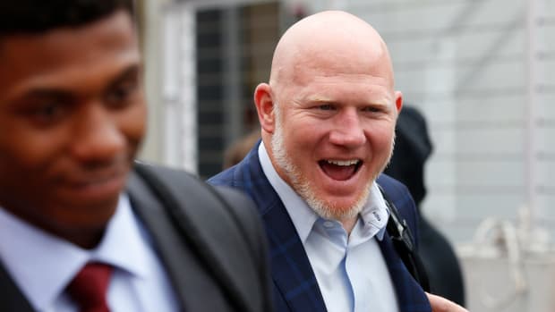 Georgia special teams coordinator Scott Cochran arrives at Sanford Stadium before the start of a NCAA college football game between Samford and Georgia in Athens, Ga., on Saturday, Sept. 10, 2022. (Joshua L. Jones / USA TODAY NETWORK).